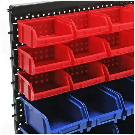 WILTEC 30 Petits Et Moyens Bacs De Rangements Et Support Mural 4 WILTEC 30 Petits Et Moyens Bacs De Rangements Et Support Mural – Image 2