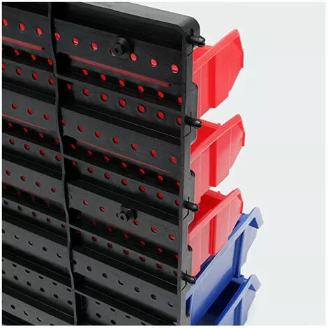 WILTEC 30 Petits Et Moyens Bacs De Rangements Et Support Mural 6 WILTEC 30 Petits Et Moyens Bacs De Rangements Et Support Mural – Image 4