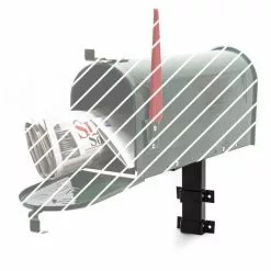 WILTEC Support Mural Boite Aux Lettres Style Américain Boite Postale Design US Mailbox -Wiltec Boutique 5902439 3