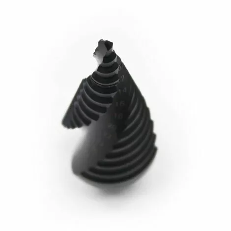 WILTEC Foret Etage Spirale De 4 à 32mm 15 Etages Queue Cylindrique 4 WILTEC Foret Etage Spirale De 4 à 32mm 15 Etages Queue Cylindrique – Image 2