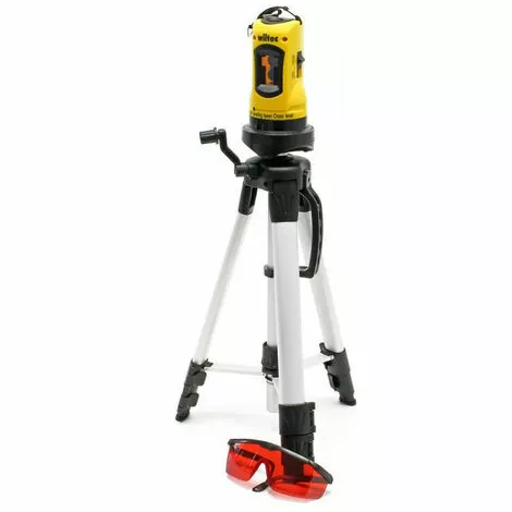 WILTEC Kit Niveau Laser Tournant Sur Trepied Mesure Angles Et Surfaces 3 WILTEC Kit Niveau Laser Tournant Sur Trepied Mesure Angles Et Surfaces