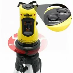 WILTEC Kit Niveau Laser Tournant Sur Trepied Mesure Angles Et Surfaces 10 WILTEC Kit Niveau Laser Tournant Sur Trepied Mesure Angles Et Surfaces -Wiltec Boutique 59896657 4