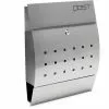 WILTEC Boite Aux Lettres Design Moderne V7 Acier Inoxydable Brossé Porte-journaux 2 WILTEC Boite Aux Lettres Design Moderne V7 Acier Inoxydable Brossé Porte-journaux -Wiltec Boutique 6219999 1