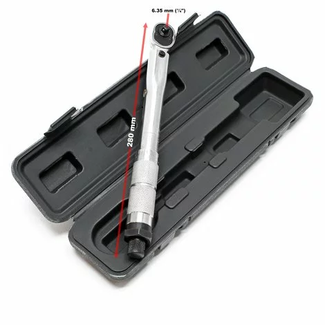 WILTEC Clé Dynamométrique Avec 1/4" Pouce Et 2 - 24 Nm 4 WILTEC Clé Dynamométrique Avec 1/4" Pouce Et 2 - 24 Nm – Image 2