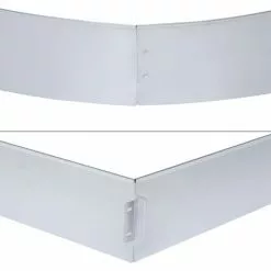 WILTEC Bordure De Jardin Acier Galvanisé 10m Barrière Plates-bandes Parterres Délimitation -Wiltec Boutique 6660898 3