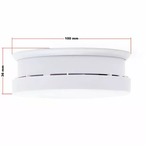 WILTEC 10 Detecteurs De Fumee Alarme Avertisseur Anti Incendie Pile 9v Certifie En 1460 4 WILTEC 10 Detecteurs De Fumee Alarme Avertisseur Anti Incendie Pile 9v Certifie En 1460 – Image 2