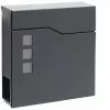 WILTEC Boite Lettre V20 Anthracite Fixation Murale Revêtue Poudre Porte Journal Revues -Wiltec Boutique 7743095 1