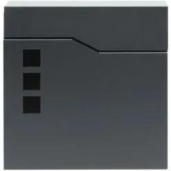 WILTEC Boite Lettre V20 Anthracite Fixation Murale Revêtue Poudre Porte Journal Revues -Wiltec Boutique 7743095 4