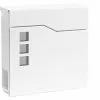 WILTEC Boite Lettre V20 Blanche Murale Revêtue Poudre Porte Journal Range Revues -Wiltec Boutique 7743123 1