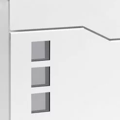 WILTEC Boite Lettre V20 Blanche Murale Revêtue Poudre Porte Journal Range Revues -Wiltec Boutique 7743123 5