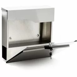 WILTEC Boite Lettres Moderne Design V19 Acier Inoxydable Compartiment Journaux Fixation Murale Poste -Wiltec Boutique 7743139 3