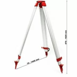 WILTEC Trépied Pour Niveau Laser En Croix Extensible 162,5cm Pied De Support Matériel De Topographie -Wiltec Boutique 7968279 2