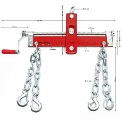 WILTEC 900kg Équilibreur Charge Grues Atelier Positionnement Levage Moteur Traverse Balancier Garage -Wiltec Boutique 7968297 2