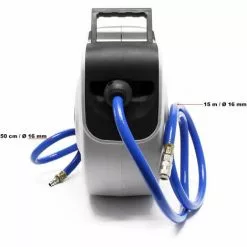 WILTEC Dévidoir De Tuyau à Air Comprimé 20m Automatique Enrouleur Pneumatique -Wiltec Boutique 7968325 4