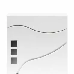 WILTEC Boite Lettres Design V28 Blanc Compartiment Journaux Fixation Murale Revêtue Poudre Porte Magazine -Wiltec Boutique 7968332 4