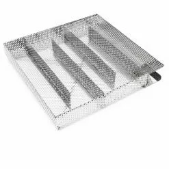 WILTEC Générateur Fumée Froide V2A BBQ Acier Inoxydable Fumage Froid Smoker Poisson Viande 27x26,5cm