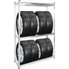 WILTEC Rayonnage Pour Pneus Rack à Pneus 8 Pneus Support Étagère Enfichable Atelier Garage Rangement -Wiltec Boutique 8020516 1
