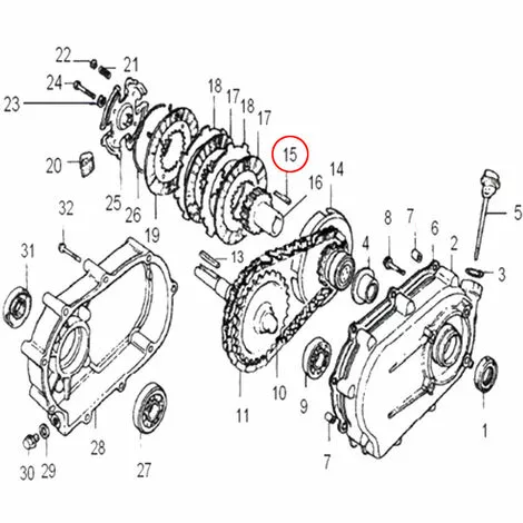 WILTEC Pièce Détachée Clavette (6x7x42) Pour Vilbrequin Pour Embrayages à Bain D'huile 9-13 CV 4 WILTEC Pièce Détachée Clavette (6x7x42) Pour Vilbrequin Pour Embrayages à Bain D'huile 9-13 CV â Image 2