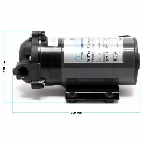 WILTEC Naturwater Pompe Booster 50 GPD Pompe De Surpression Station Osmose Inverse 6 WILTEC Naturwater Pompe Booster 50 GPD Pompe De Surpression Station Osmose Inverse – Image 4