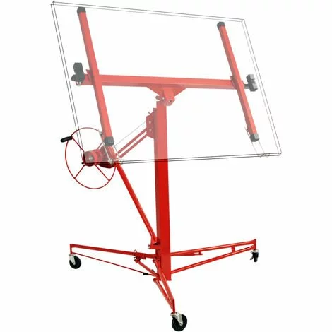 WILTEC Lève- Panneaux, Lève- Plaques De Plâtre XXL, Aide Au Montage 4 WILTEC Lève- Panneaux, Lève- Plaques De Plâtre XXL, Aide Au Montage – Image 2