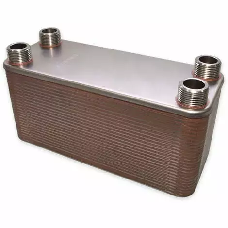 WILTEC Hrale Échangeur De Chaleur Thermique Inox 50 Plaques Max. 285 KW Eau Solaire 3 WILTEC Hrale Échangeur De Chaleur Thermique Inox 50 Plaques Max. 285 KW Eau Solaire