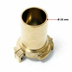 WILTEC Laiton Bec Raccord De Tuyau D'eau, Rapide DN32 (1 1/4") -Wiltec Boutique 808285 2