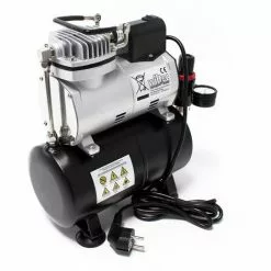 WILTEC Compresseur Aérographe AF186 Avec Réservoir Régulateur D'air Arrêt Automatique -Wiltec Boutique 808606 2