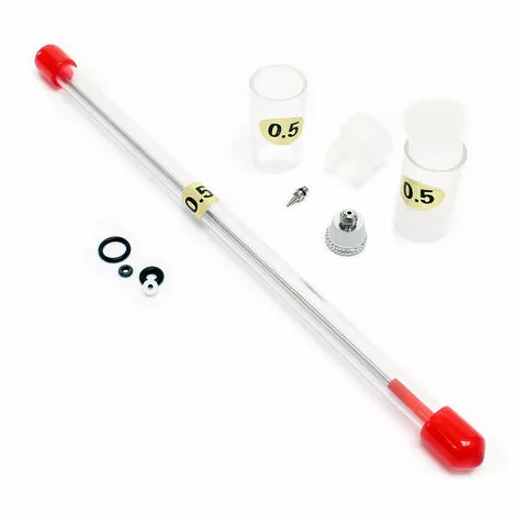 WILTEC Buse 0,5 Mm, Aiguille Et Joint Torique Pour Aérographes 3 WILTEC Buse 0,5 Mm, Aiguille Et Joint Torique Pour Aérographes