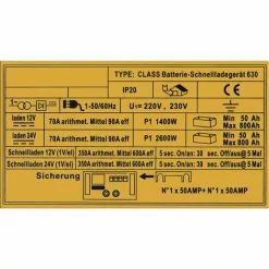 WilTec Chargeur De Batterie 12V 24V Moto Voiture Auto Boost 630 Chargement Rapide Véhicule Chantier 9 WilTec Chargeur De Batterie 12V 24V Moto Voiture Auto Boost 630 Chargement Rapide Véhicule Chantier -Wiltec Boutique 808700 4