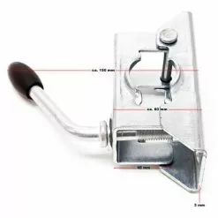 WILTEC Collier De Fixation Bride De Serrage Pour Roue Jockey 35mm Pour Remorque Voiture Caravane -Wiltec Boutique 808703 3