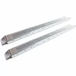 WILTEC Paire Rampes De Chargement En Anti-dérapante Jusqu'à 450kg - 185x23cm