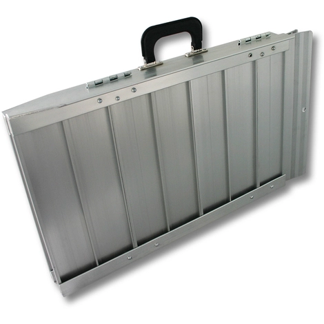 WILTEC Fauteuil Roulant Rampe Rampe De Fauteuil Roulant Alu 122 Cm 270 Kg Mobile Pliable Rampe Plate 4 WILTEC Fauteuil Roulant Rampe Rampe De Fauteuil Roulant Alu 122 Cm 270 Kg Mobile Pliable Rampe Plate – Image 2