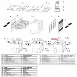WILTEC Pièce Détachée Pour SunSun Filtre Biologique CBF-350C Bac Deuxième Partie 1 -Wiltec Boutique 809015 3