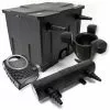 WILTEC Kit De Filtration Bassin Bio 12000l Stérilisateur UVC 24W 80W Pompe éco Ecumeur -Wiltec Boutique 809200 1