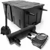 WILTEC Kit De Filtration De Bassin Bio Filtre 60000l Stérilisateur UVC 24W 80W Pompe éco Fontaine -Wiltec Boutique 809227 1