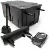 WILTEC Kit De Filtration Bassin Bio Filtre 60000l 80W Pompe éco Stérilisateur UVC 36W Fontaine -Wiltec Boutique 809232 1