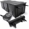 WILTEC Kit De Filtration De Bassin Bio 90000l Stérilisateur UVC 36W 80W Pompe éco -Wiltec Boutique 809246 1