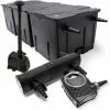 WILTEC Kit De Filtration Bassin Bio 90000l Stérilisateur UVC 24W 80W Pompe éco Fontaine -Wiltec Boutique 809251 1