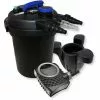WILTEC Kit De Filtration Bassin à Pression 6000l Stérilisateur UVC 11W 70W Pompe éco Ecumeur -Wiltec Boutique 809290 1