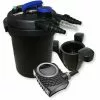 WILTEC Kit De Filtration Bassin à Pression 6000l Stérilisateur UVC 11W 70W Pompe éco Ecumeur -Wiltec Boutique 809291 1