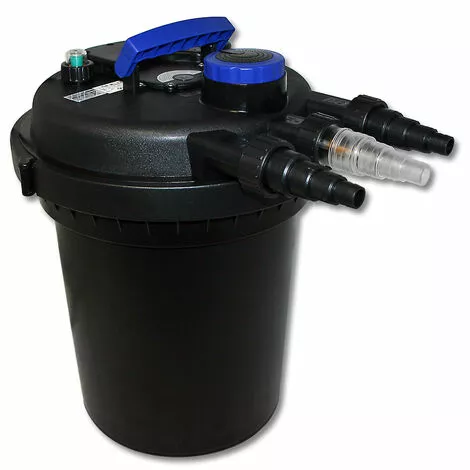 WILTEC Kit De Filtration Bassin à Pression 6000l Stérilisateur UVC 11W 70W Pompe éco Fontaine 4 WILTEC Kit De Filtration Bassin à Pression 6000l Stérilisateur UVC 11W 70W Pompe éco Fontaine – Image 2