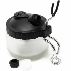 WILTEC Airbrush Pot De Nettoyage Pour Aérographe Avec Support