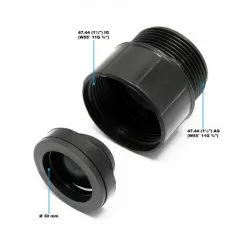 WILTEC Clapet Anti-retour Filetage Femelle/mâle Pour Pompe à Eaux Sales 6 WILTEC Clapet Anti-retour Filetage Femelle/mâle Pour Pompe à Eaux Sales -Wiltec Boutique 809570 2