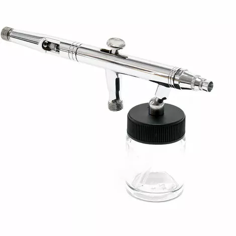 WILTEC Aérographe Professionnel Modèle 182K Régulation Double Buse-aiguille 0.3 0.5 0.8 Mm 4 WILTEC Aérographe Professionnel Modèle 182K Régulation Double Buse-aiguille 0.3 0.5 0.8 Mm – Image 2