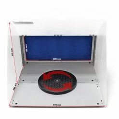 WILTEC Airbrush Cabine D'aspiration Pour Airbrush 12 Volt 4m³/min Filtre Brouillard De Peinture -Wiltec Boutique 809796 5