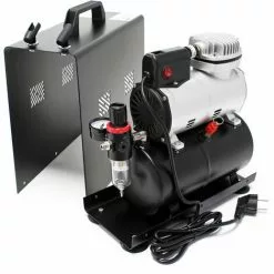 WILTEC Compresseur Aérographe AF186A Avec Réservoir -Wiltec Boutique 809805 3