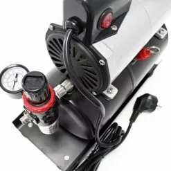 WILTEC Compresseur Aérographe AF186A Avec Réservoir -Wiltec Boutique 809805 4