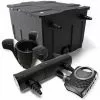 WILTEC Kit De Filtration De Bassin Bio Filtre 60000l Stérilisateur UVC 24W 80W Pompe éco Ecumeur