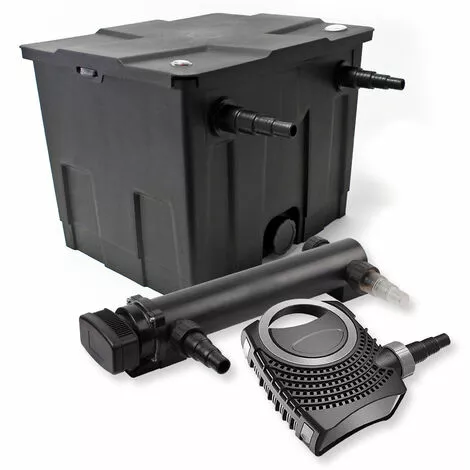 WILTEC SunSun Kit De Filtration De Bassin 12000l 36W UVC 3. Stérilisateur NEO10000 80W Pompe 3 WILTEC SunSun Kit De Filtration De Bassin 12000l 36W UVC 3. Stérilisateur NEO10000 80W Pompe