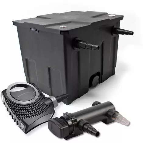 WILTEC SunSun Kit De Filtration De Bassin 12000l 18W UVC 3. Stérilisateur Et NEO7000 50W Pompe 3 WILTEC SunSun Kit De Filtration De Bassin 12000l 18W UVC 3. Stérilisateur Et NEO7000 50W Pompe